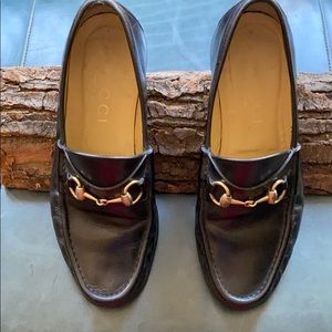 Gucci 1953 Horsebit Black Leather Loafer